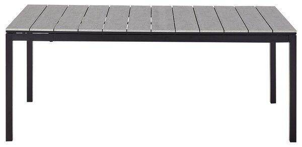 Rozkládací zahradní jídelní stůl TOFANE 198/248 cm 90 cm Šedá