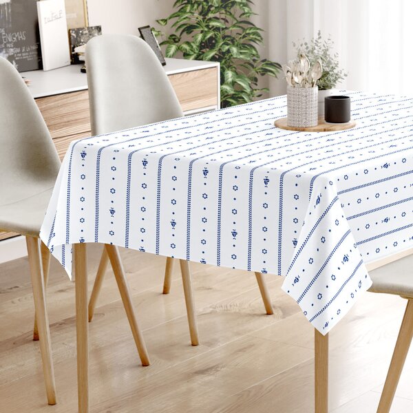 Goldea hranatý ubrus 100% bavlněné plátno - na mú dušu 80 x 80 cm