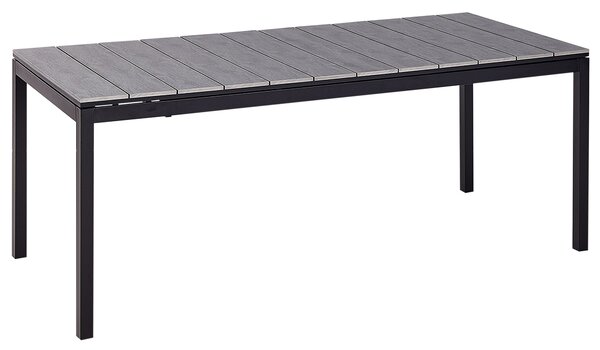 Rozkládací zahradní jídelní stůl TOFANE 198/248 cm 90 cm Šedá