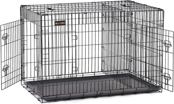 SONGMICS Přepravní klec pro zvířata Dureo 122 cm černá