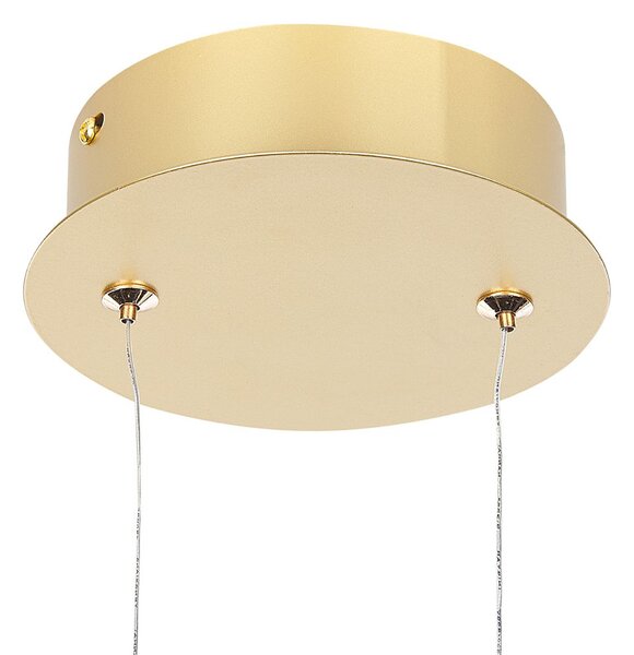 LED závěsná lampa FANE Kov Zlatá
