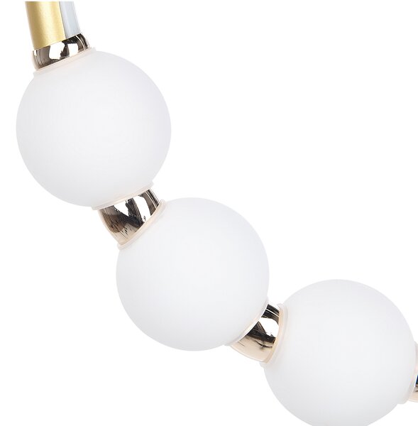 LED závěsná lampa FANE Kov Zlatá