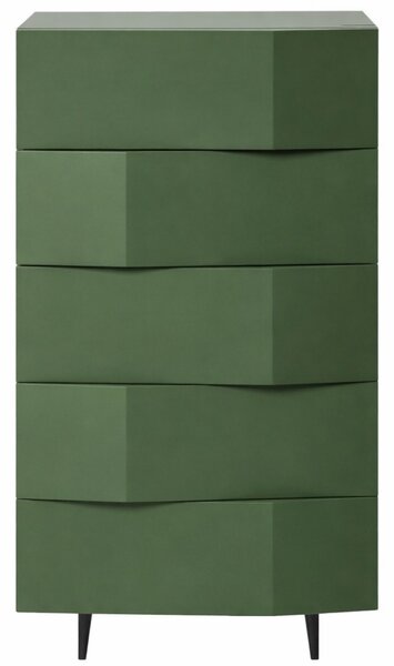 Olivově zelená komoda Marco Barotti Linea Diamond 60 x 45 cm