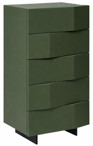 Olivově zelená komoda Marco Barotti Linea Diamond 60 x 45 cm