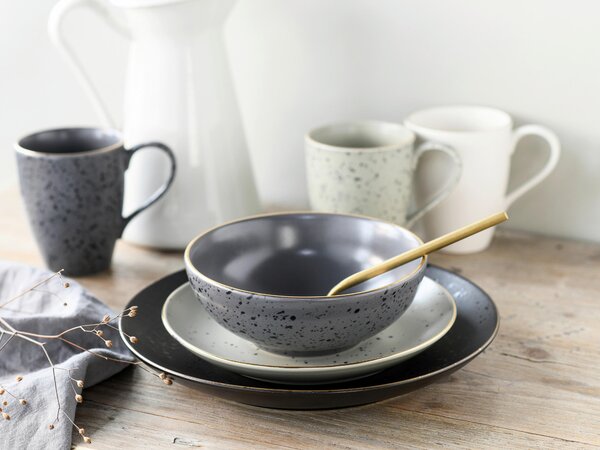 KOMBINOVANÁ SOUPRAVA, 16dílné, kamenina Creatable - Online Only nádobí, Online Only