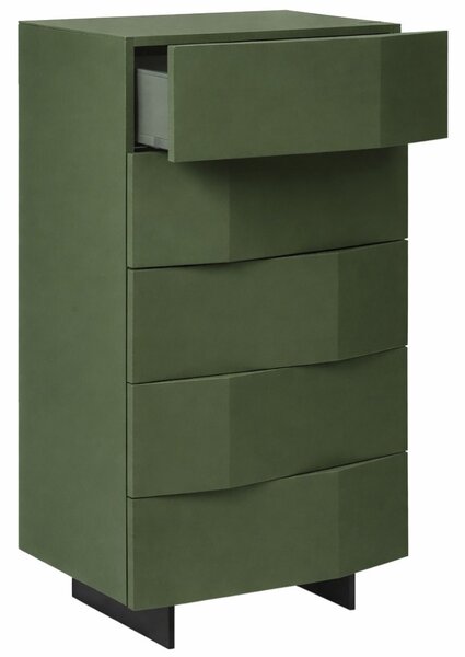 Olivově zelená komoda Marco Barotti Linea Diamond 60 x 45 cm