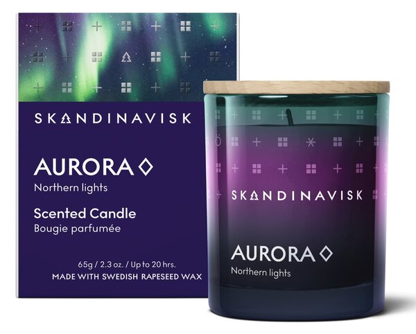 Vonná svíčka ve skle AURORA (polární záře) 65 g