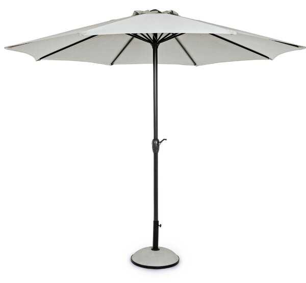 Bizzotto Světle šedý slunečník Kalife Ø 300 cm