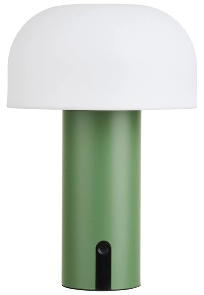 Nordic Living Zelená dobíjecí zahradní LED lampa Sohy