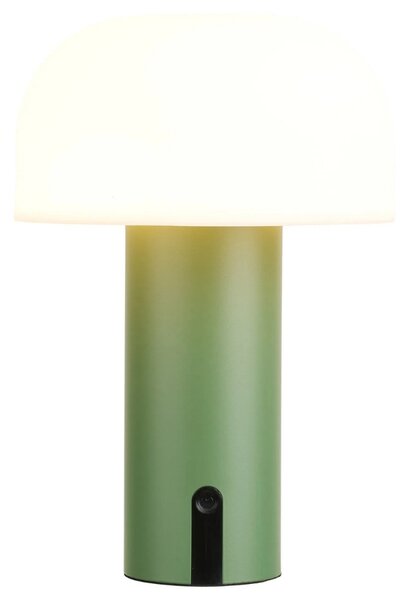 Nordic Living Zelená dobíjecí zahradní LED lampa Sohy