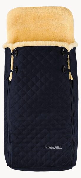 Zimní fusak z jehněčí kůže do kočárku Luxus Limited Edition