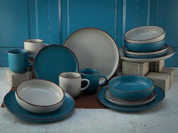 KOMBINOVANÁ SOUPRAVA, 16dílné, kamenina Creatable - Online Only nádobí, Online Only