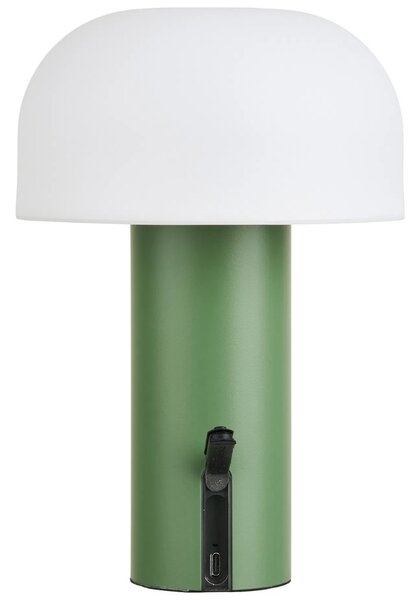 Nordic Living Zelená dobíjecí zahradní LED lampa Sohy