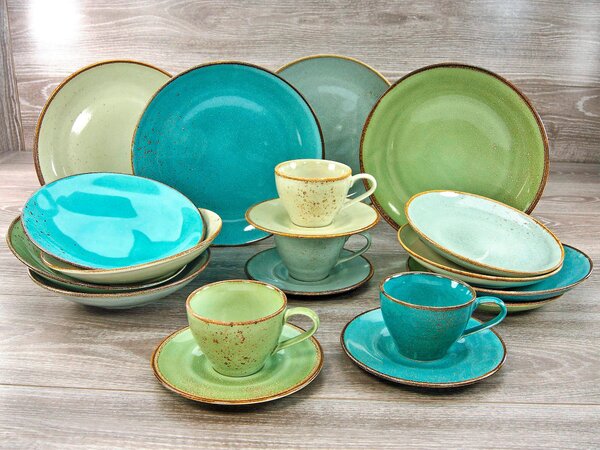 KOMBINOVANÁ SOUPRAVA, 20dílné, kamenina Creatable - Online Only nádobí, Online Only