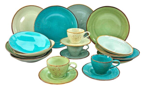 KOMBINOVANÁ SOUPRAVA, 20dílné, kamenina Creatable - Online Only nádobí, Online Only