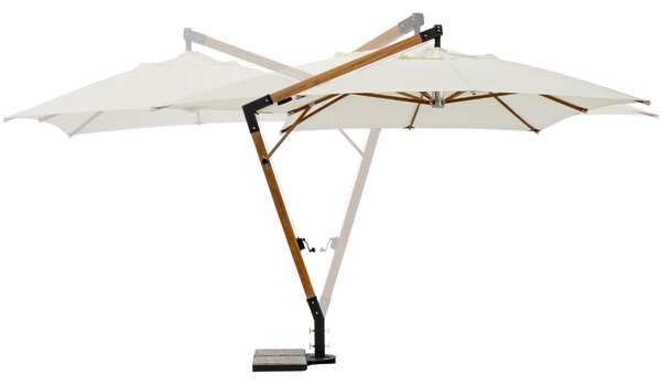 Bizzotto Krémový slunečník Capua 300 x 300 cm