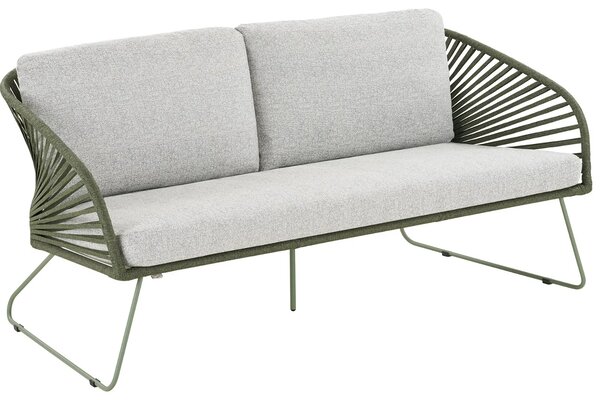 Nordic Living Zelený zahradní set pohovky, křesel a stolků Vellano