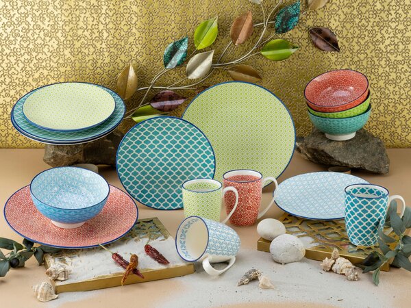 KOMBINOVANÁ SOUPRAVA, 16dílné, kamenina Creatable - Online Only nádobí, Online Only