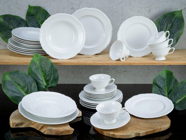 KOMBINOVANÁ SOUPRAVA, 30dílné, porcelán Creatable - Online Only nádobí, Online Only
