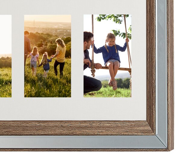 Rámeček na 6 fotografií SINTA Stříbrná