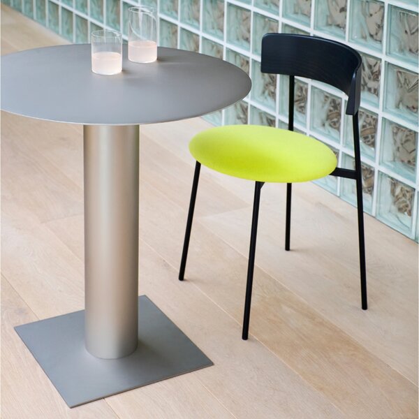 FEST Amsterdam Stříbrný kovový bistro stolek Kit 70 cm
