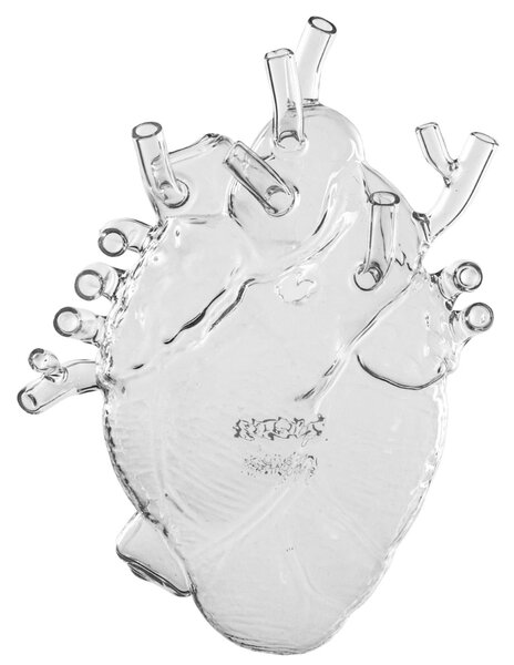 Seletti Skleněná váza Love in Bloom 25 cm