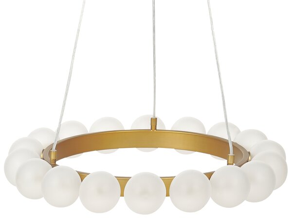 Závěsná lampa GEORGES Kov Zlatá