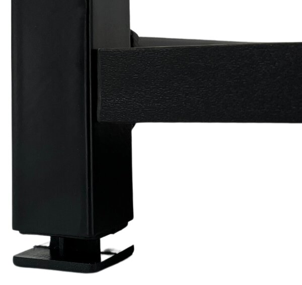Ak furniture Industriální regál Lamon 40 cm černý/dub sonoma
