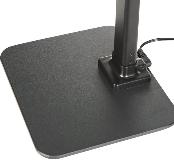 LED stolní lampa KOURIS se senzorem pohybu Kov Černá