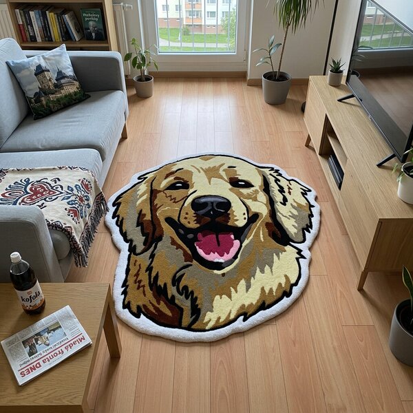 U.Rug koberce, Kusový koberec U.Rug Žeryk, 100x100, béžová, černá, dětský pokoj
