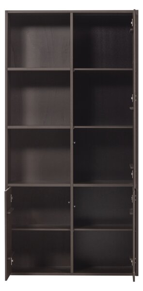 WOOOD Hnědá dřevěná modulární skříň Meggy 215 x 108 cm, pravá