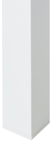 Rozkládací zahradní jídelní stůl SKALOMA 180/240 cm 90 cm Kov Bílá