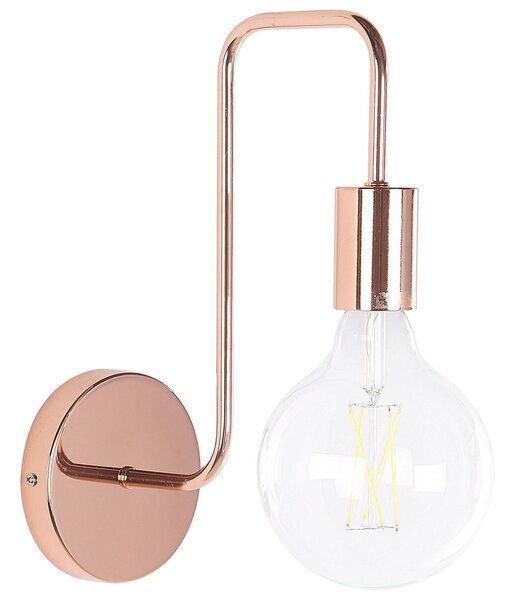 Nástěnná lampa SAVENA Kov Měděná