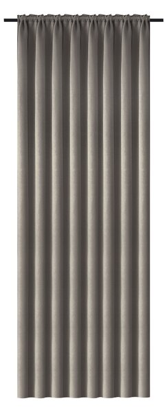 Závěs OXFORD 140x270 cm, šedohnědý Zavěšení: Řasící páska