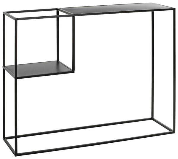 KONZOLOVÝ STOLEK, černá, kov, 100/30/80 cm - Online Only konferenční stolky, Online Only