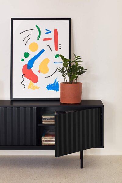 TV SKŘÍŇKA SIERRA ČERNÁ 180 X 40