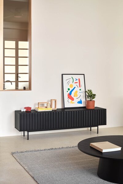TV SKŘÍŇKA SIERRA ČERNÁ 180 X 40