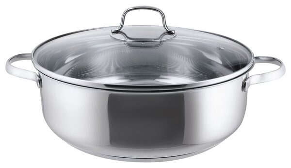 Silvercrest® Servírovací pánev / hrnec z nerezové oceli, Ø 28 cm (keramická vrstva) (100401533002)