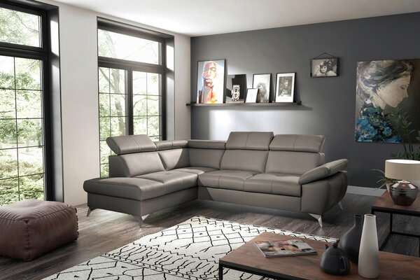 SEDACÍ SOUPRAVA, kůže, jílová barva Celina Home - Sedací soupravy