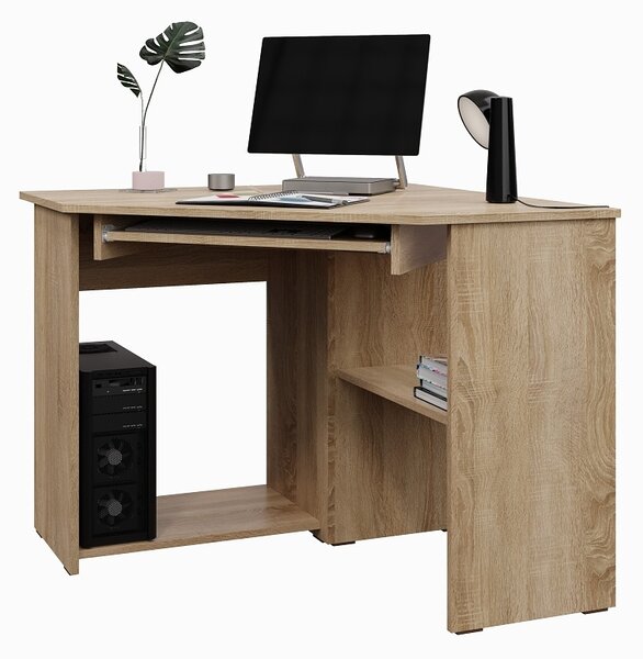 PC stůl rohový NEJBY SMART 01, pravý, dub sonoma