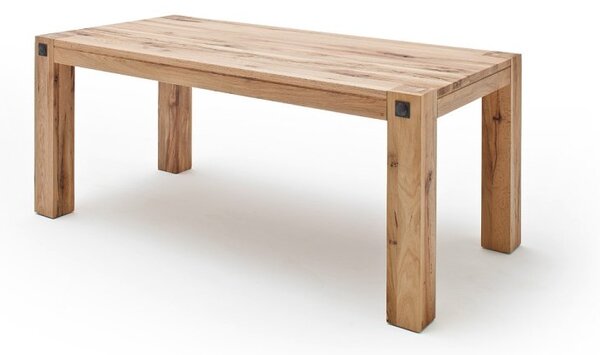 Jídelní stůl z masivu LEEDS dub sukatý Velikost stolu 180x90