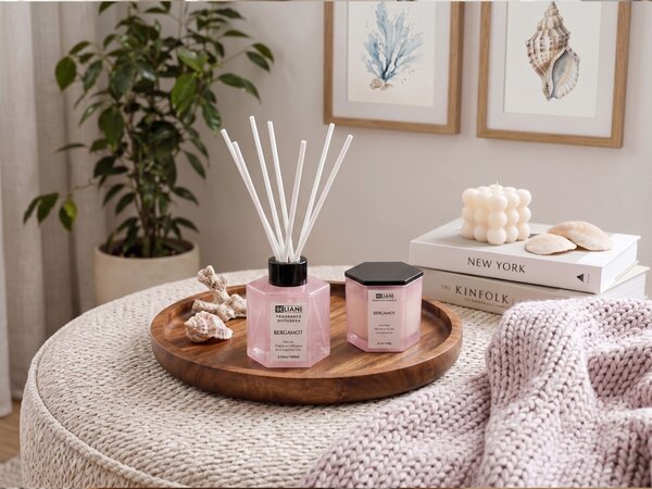 Vonná svíčka s aroma difuzérem CLASSY TINT Sojový vosk Ovocné tóny
