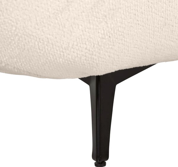 POHOVKA BIG SOFA, textil, krémová, černá, bílá Stylife - Pohovky