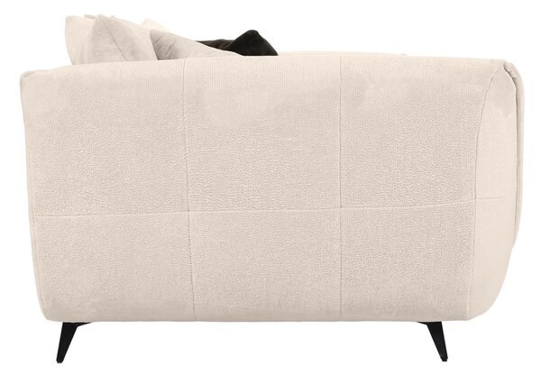 POHOVKA BIG SOFA, textil, krémová, černá, bílá Stylife - Pohovky