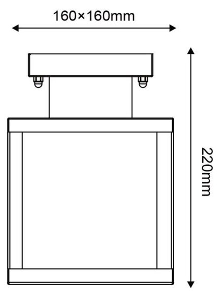 ACA Lighting bílé venkovní stropní svítidlo CELIA 1XE27 IP44 čiré sklo CELIA1CWH