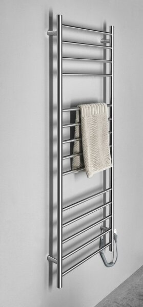 Sapho - Elektrický sušák ručníků REDONDO 130W 150x60 cm lesklý chrom kulatý
