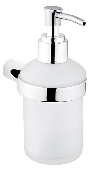 NIMCO BR 11031C-26 -Nástěnný dávkovač mýdla BORMO 180 ml matné sklo/lesklý chrom