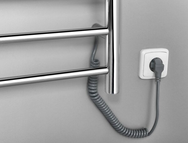 Sapho - Elektrický sušák ručníků REDONDO 130W 150x60 cm lesklý chrom kulatý
