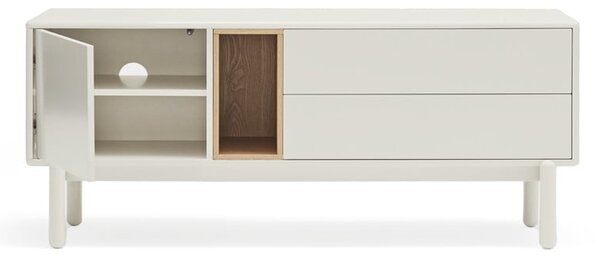 Krémový TV stolek 140x56x40 cm Corvo – Teulat