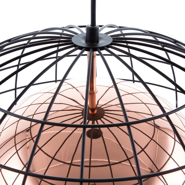 Závěsná lampa LIRI Kov Měděná